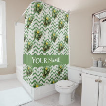 Vatten Lilies vattenfärgsstripe, sömlös textur