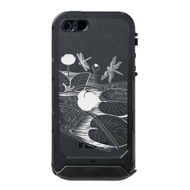 Vatten-liljegravering Incipio iPhone Skal (Baksidan)