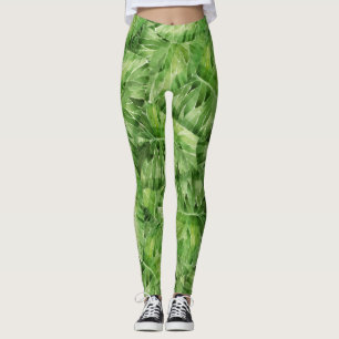 vatten-liljets vattenfärg leggings