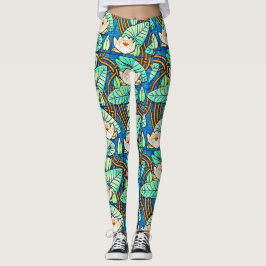 vatten liljutskrift leggings