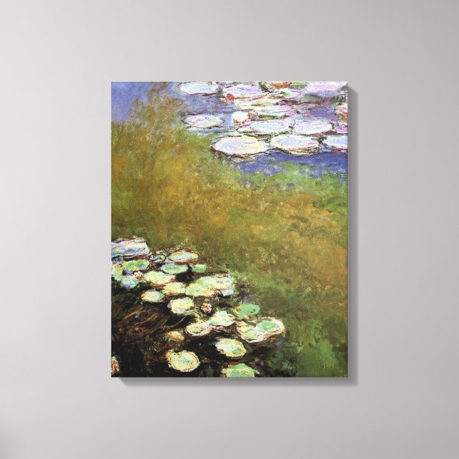 Vatten-Lillies: 1914-17 by Monet Canvastryck (Framsida)