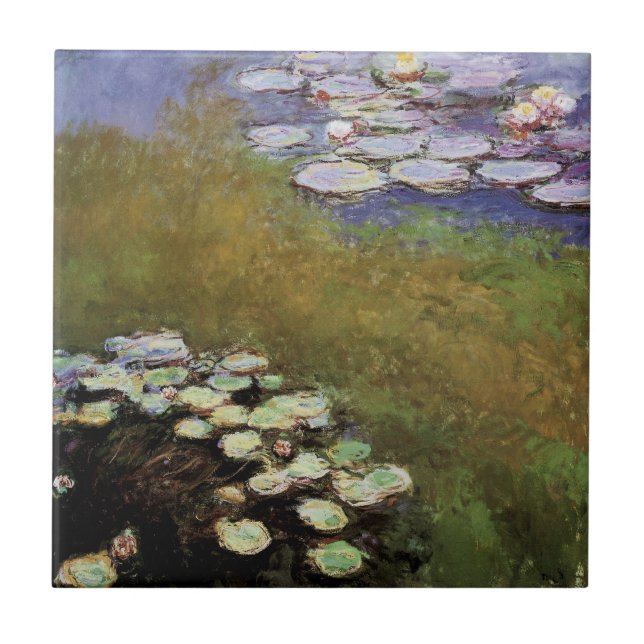 Vatten-Lillies: 1914-17 by Monet Kakelplatta (Framsidan)