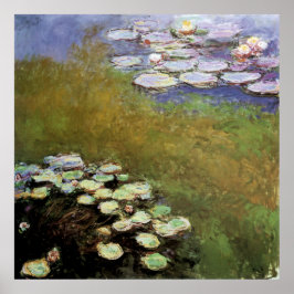 Vatten-Lillies: 1914-17 by Monet Poster