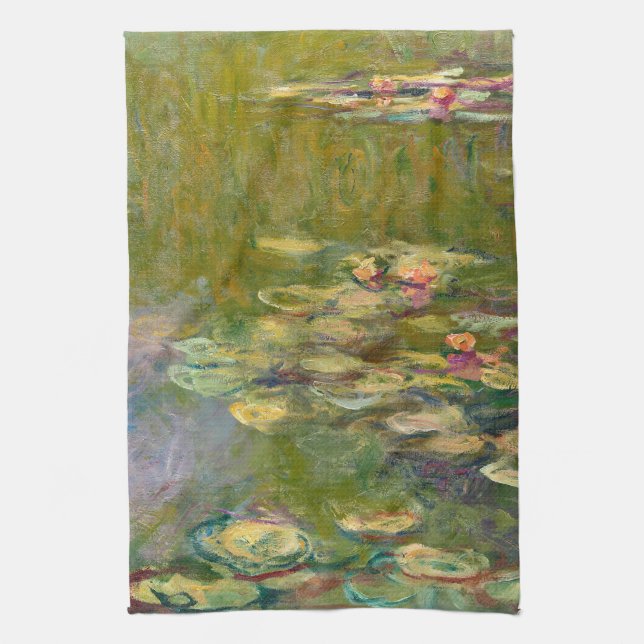 VATTEN LILLIES av Claude Monet Kökshandduk (Vertikal)