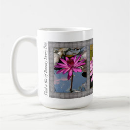 Vatten Lillies med inspirationskaffe Mugg
