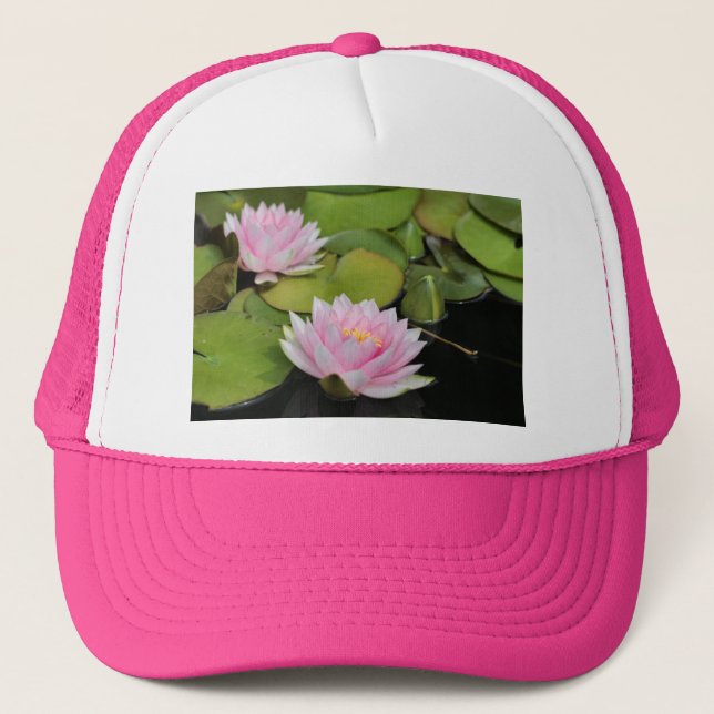 Vatten Lillies T-Shirt Keps (Framsida)