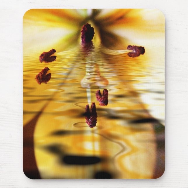 Vatten Lillium Mousepad Musmatta (Framsidan)