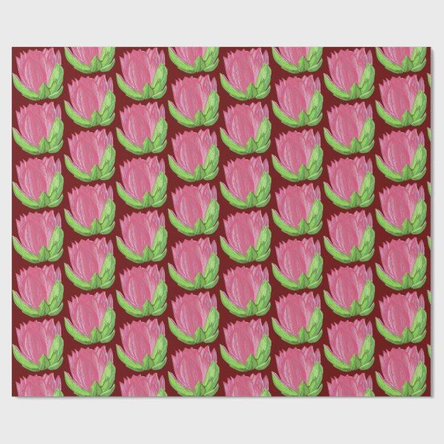 Vatten lilly presentpapper (Platt)