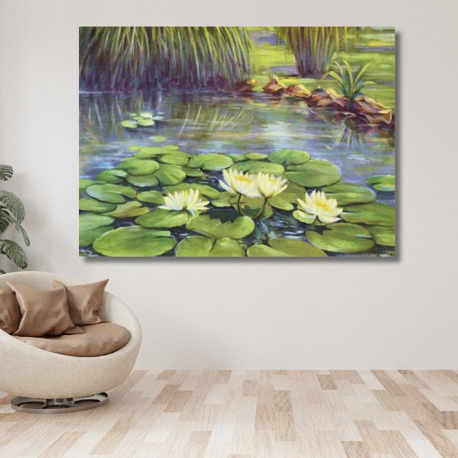 Vatten Lily by Cargill, 1937 Canvastryck (Skapare uppladdad)