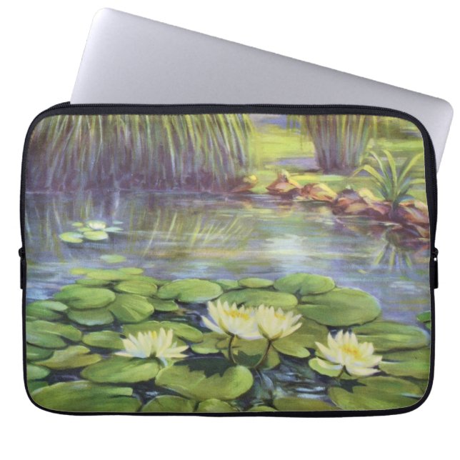 Vatten Lily by Cargill, 1937 Laptop Fodral (Framsidan)