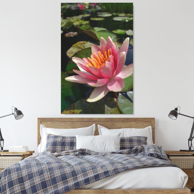 Vatten Lily Canvas (Insitu (sovrum))