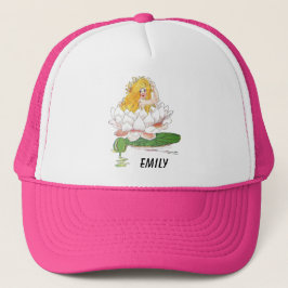 Vatten Lily Cute Flower Child Blommigt Fairy Girl Keps