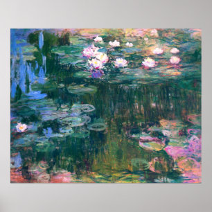 Vatten Lily Flower Pond Poster