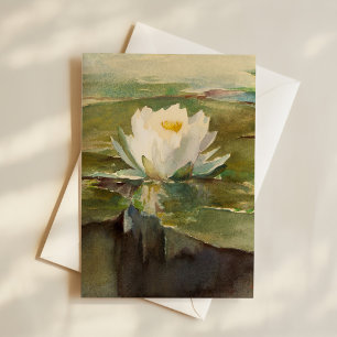 Vatten Lily i Sunlight John La Farge Kort