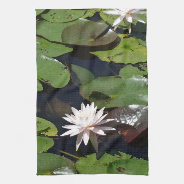 Vatten Lily Kökshandduk (Vertikal)