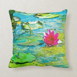 Vatten Lily Lilypad Kudde