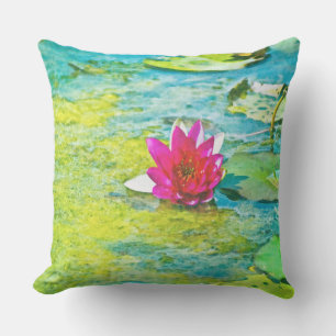 Vatten Lily Lilypad Kudde