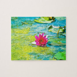 Vatten Lily Lilypad Pussel