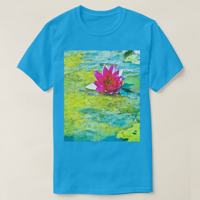 Vatten Lily Lilypad T Shirt (Design framsida)