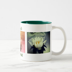 Vatten Lily Lotus Flower Personlig Två-Tonad Mugg