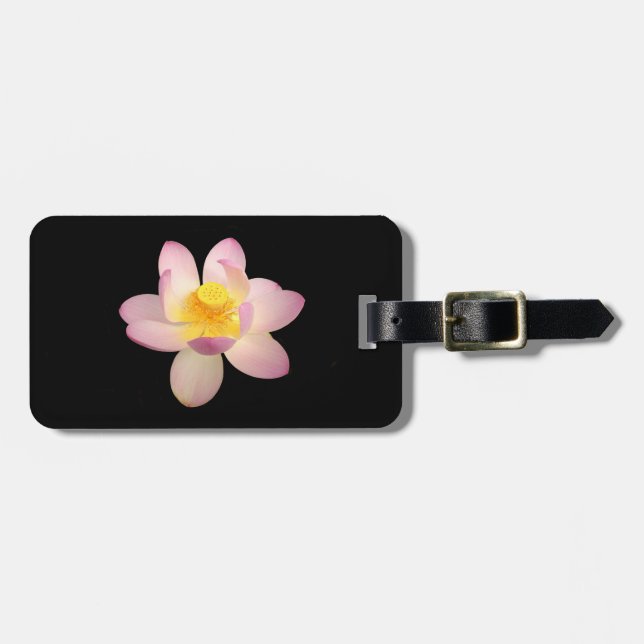 Vatten Lily Luggage Tag Bagagebricka (Horisontell Framsida)