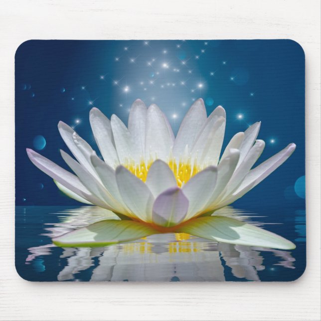 Vatten Lily Mouse Pad Musmatta (Framsidan)