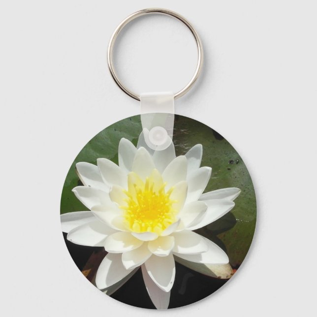 Vatten Lily Nyckelring (Framsida)