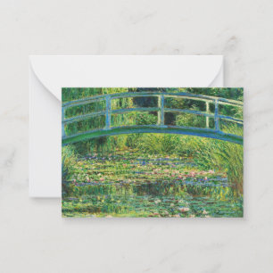Vatten-Lily Pond, 1899 av Claude Monet Anteckningskort