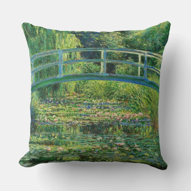 Vatten-Lily Pond, 1899 av Claude Monet Kudde (Framsida)