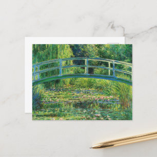 Vatten-Lily Pond av Claude Monet Helg Vykort