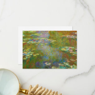 Vatten Lily Pond av Claude Monet Tack Kort