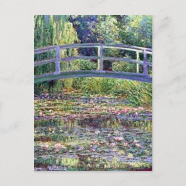 Vatten Lily Pond av Claude Monet Vykort (Framsida)