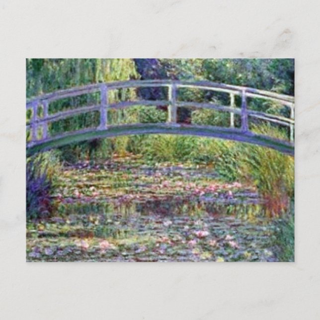 Vatten Lily Pond av Claude Monet Vykort (Framsida)