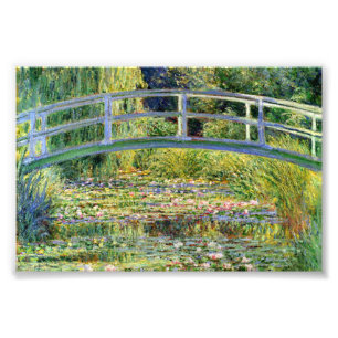 Vatten-Lily Pond by Monet Fine Art Photo Print Fototryck