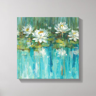 Vatten Lily Pond Canvastryck