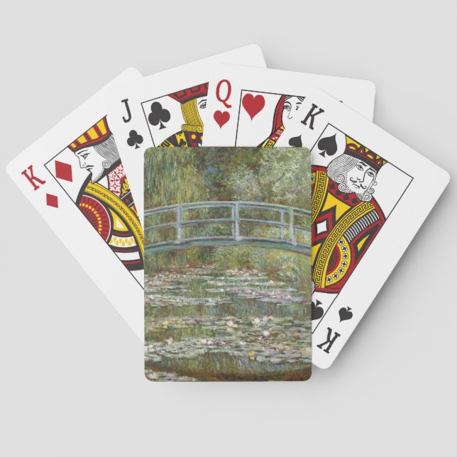 Vatten-Lily Pond | Claude Monet Casinokort (Baksidan)