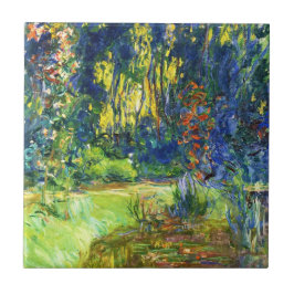 Vatten Lily Pond Claude Monet coola, gammal, herre Kakelplatta