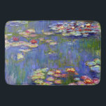 Vatten Lily Pond Claude Monet Fine Art Badrumsmatta<br><div class="desc">Vatten Lilies, c. 1916, är en i en serie av vatten-blommor som färgats av Fransk Impressionistiker Claude Monet som målar dem på sin trädgårdsdamm från tidigt 1900-talet. Vid den tidpunkten byggde han sin blomsterträdgård med avsikten att använda det som inspiration att skapa plommonblomning i luft. Han lade till en damm,...</div>