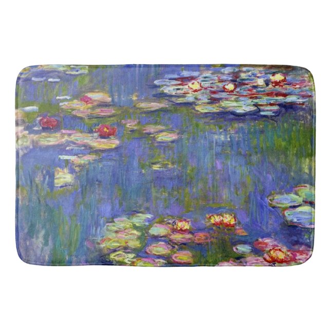 Vatten Lily Pond Claude Monet Fine Art Badrumsmatta (Framsidan)