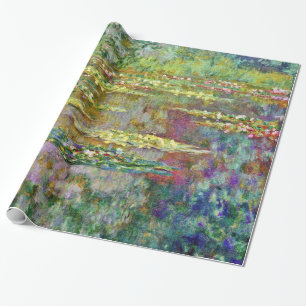 Vatten Lily Pond Claude Monet Fine Art Presentpapper