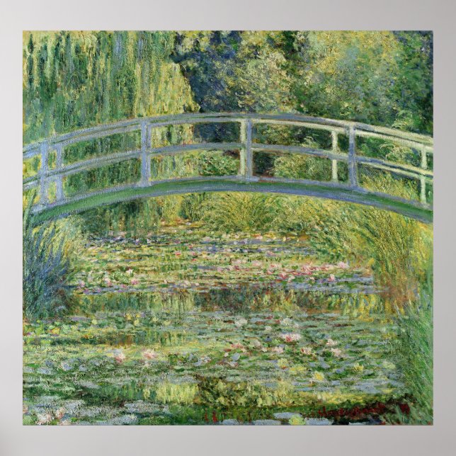 Vatten Lily Pond - Claude Monet Poster (Framsidan)
