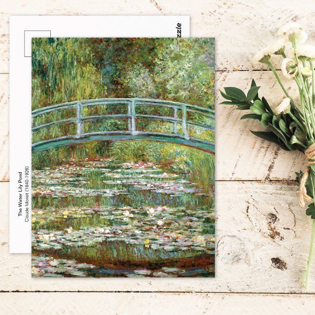 Vatten Lily Pond Claude Monet-vykort Vykort (Skapare uppladdad)