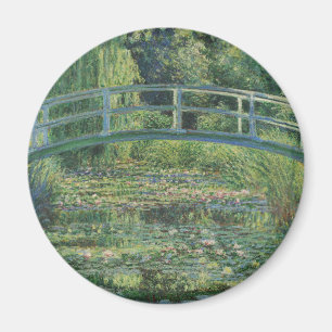 Vatten-Lily Pond, liggande Oljemålning, Monet Magnet