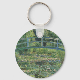Vatten-Lily Pond, liggande Oljemålning, Monet Nyckelring