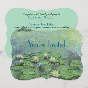 Vatten Lily Pond Monet Fine Art Inbjudningar