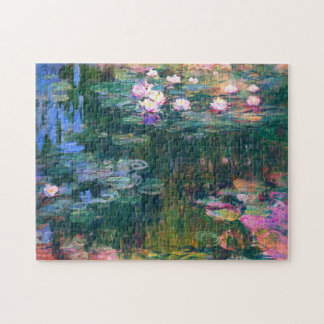 Vatten Lily Pond Monet Fine Art Pussel
