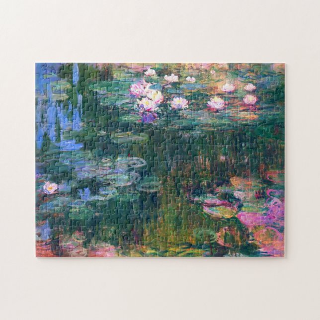 Vatten Lily Pond Monet Fine Art Pussel (Horisontell)