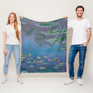 Vatten Lily Pond, Monet Fleecefilt