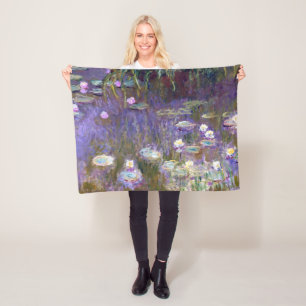 Vatten Lily Pond, Monet Fleecefilt