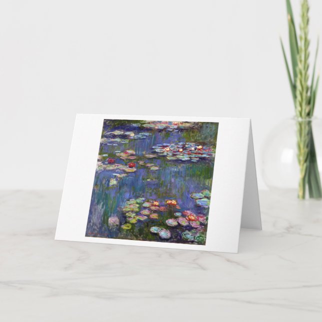 Vatten Lily Pond, Monet Kort (Framsida)